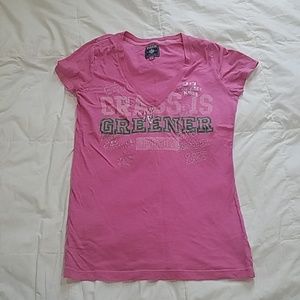 PINK pink top. Size M